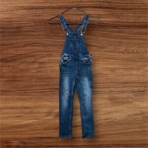 Silver Jeans Nisha Denim Bib Overalls Girls Size 6x